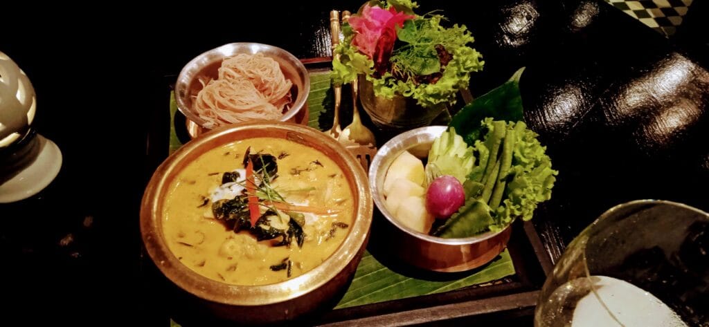 Phuketian Crab Curry with Betel Leaves