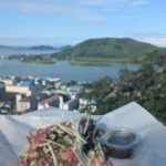 Khao Yam, a herby rice salad In Songkhla Province