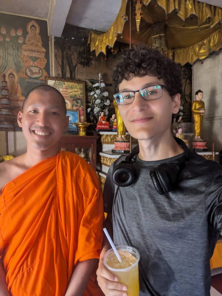 PXL_20240809_044633132 Me And A Khmer Monk