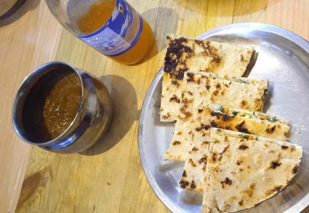 Local Bread With Egg Filling