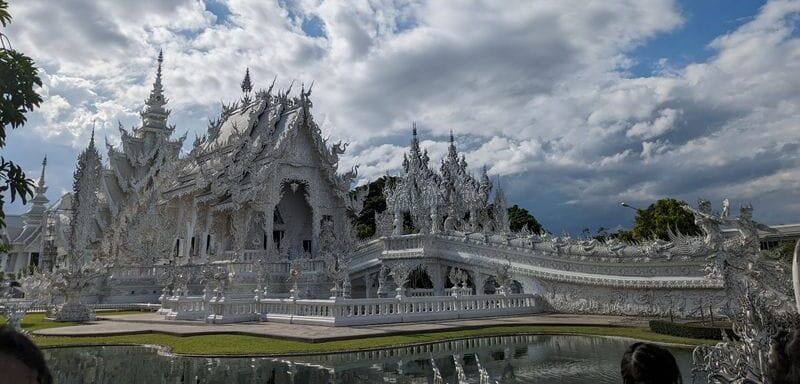 White emple In Chiang Rai