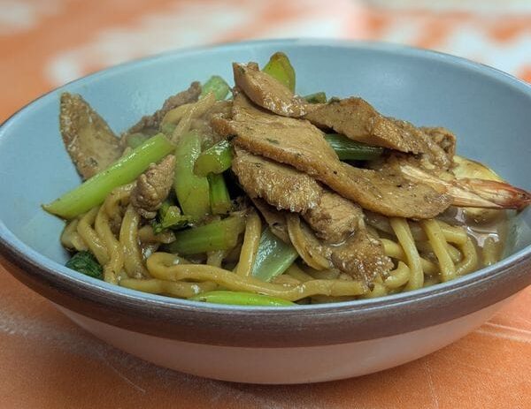 Hokkien Noodles, Thai Chinese Stir Fry In Phuket