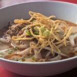 The original Khao Soi: Chinese Muslim khao soi with wheat noodles and chicken curry, northern Thailand